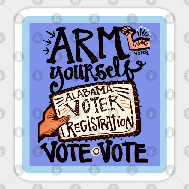 Arm Yourself Sticker by BethanneHill